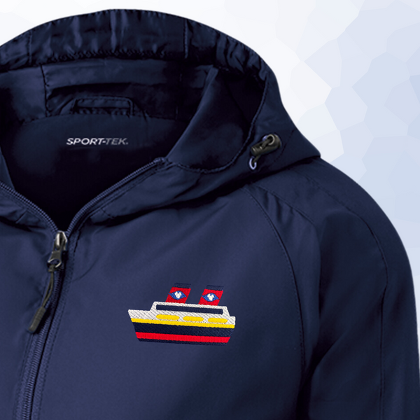 Ladies Navy Water-Repellent Jacket with Magical Cruise PREORDER