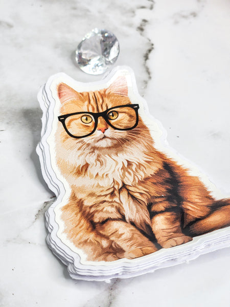 Smart Kitty Sticker