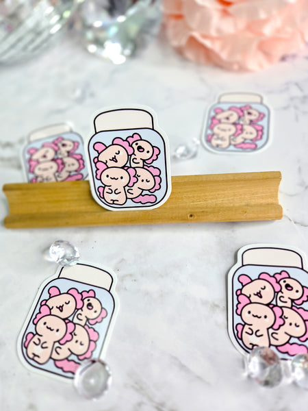 Axolotl Jar Sticker