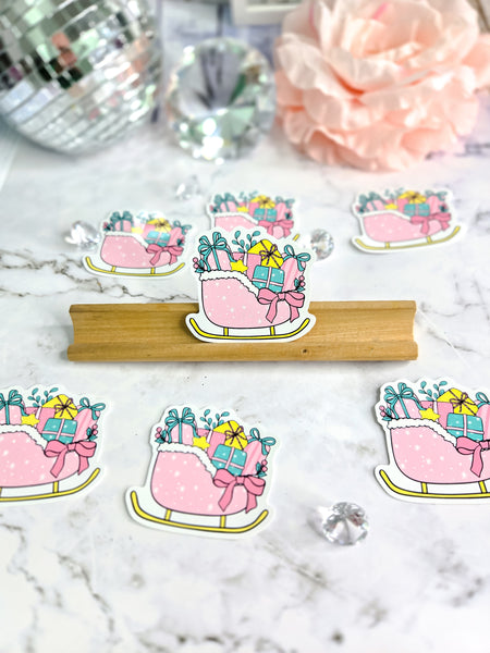 Sleigh Full of Gifts Sticker