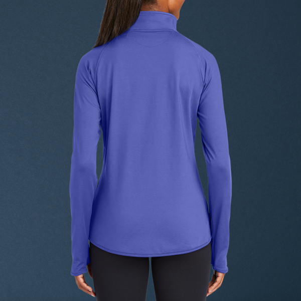 Ladies Sporty Quarter Zip Magical Cruise on Iris Pullover PREORDER