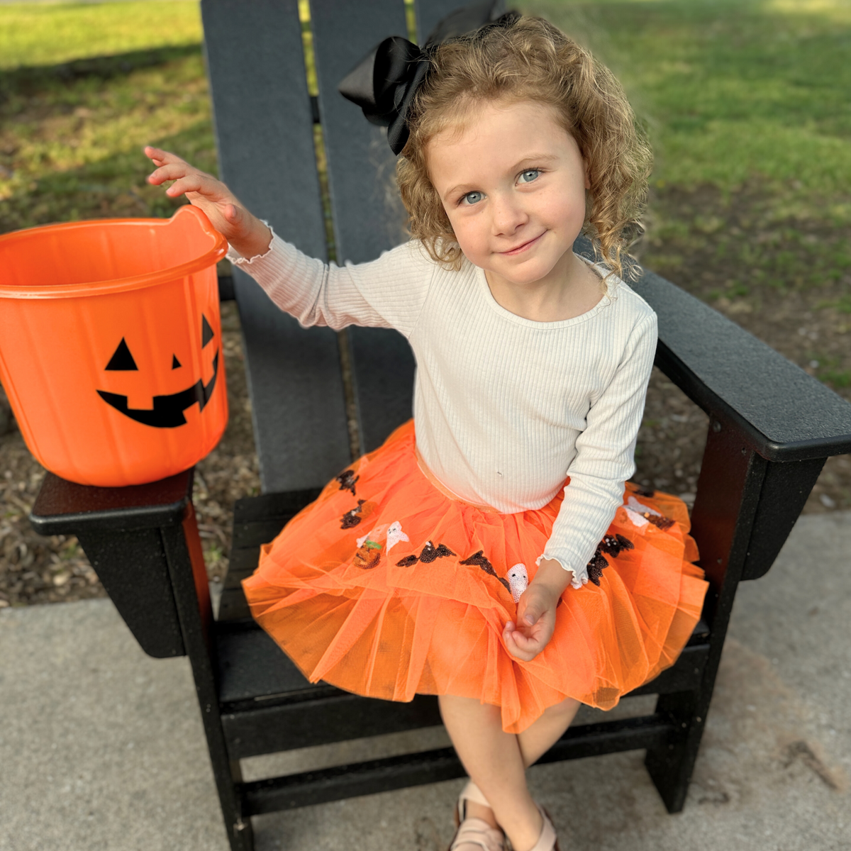 Toddler/Youth Happy Halloween Tutu1