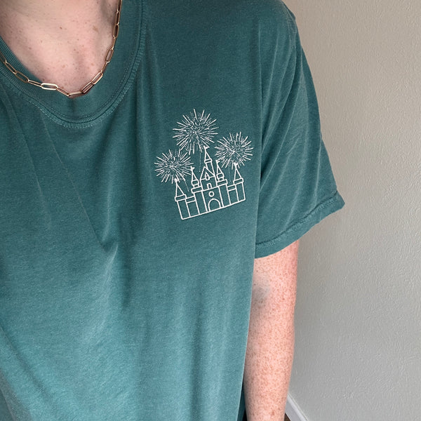 Magical Castle on Emerald Tee PREORDER