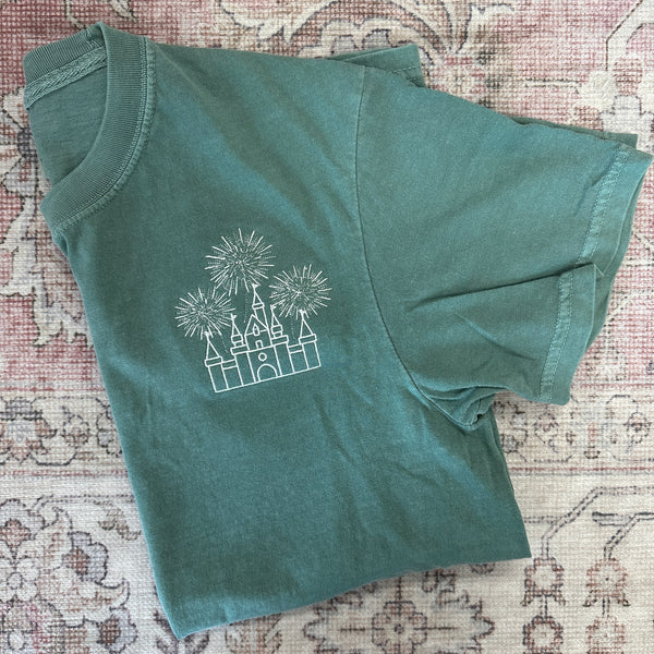 Magical Castle on Emerald Tee PREORDER