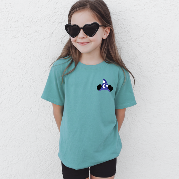 Sorcerer's Hat on Seafoam Pocket Tee (Youth Sizes Available!) PREORDER