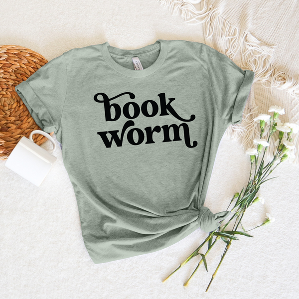 Bookworm Tee in Sage PREORDER
