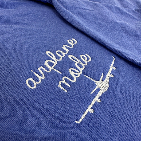 Airplane Mode on Periwinkle Tee PREORDER