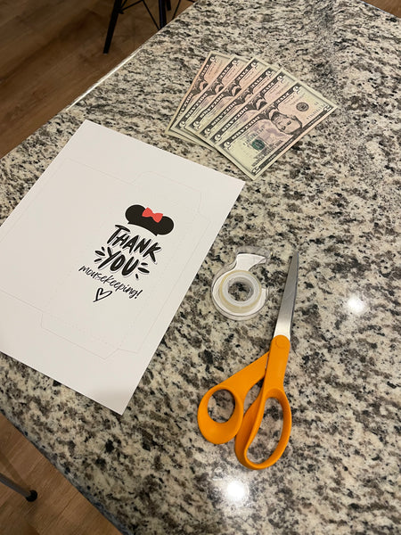 Thank You Mousekeeping Envelope PDF