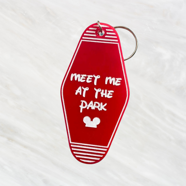 Meet Me At The Park Motel Keychain (BLACK FRIDAY EXCLUSIVE)