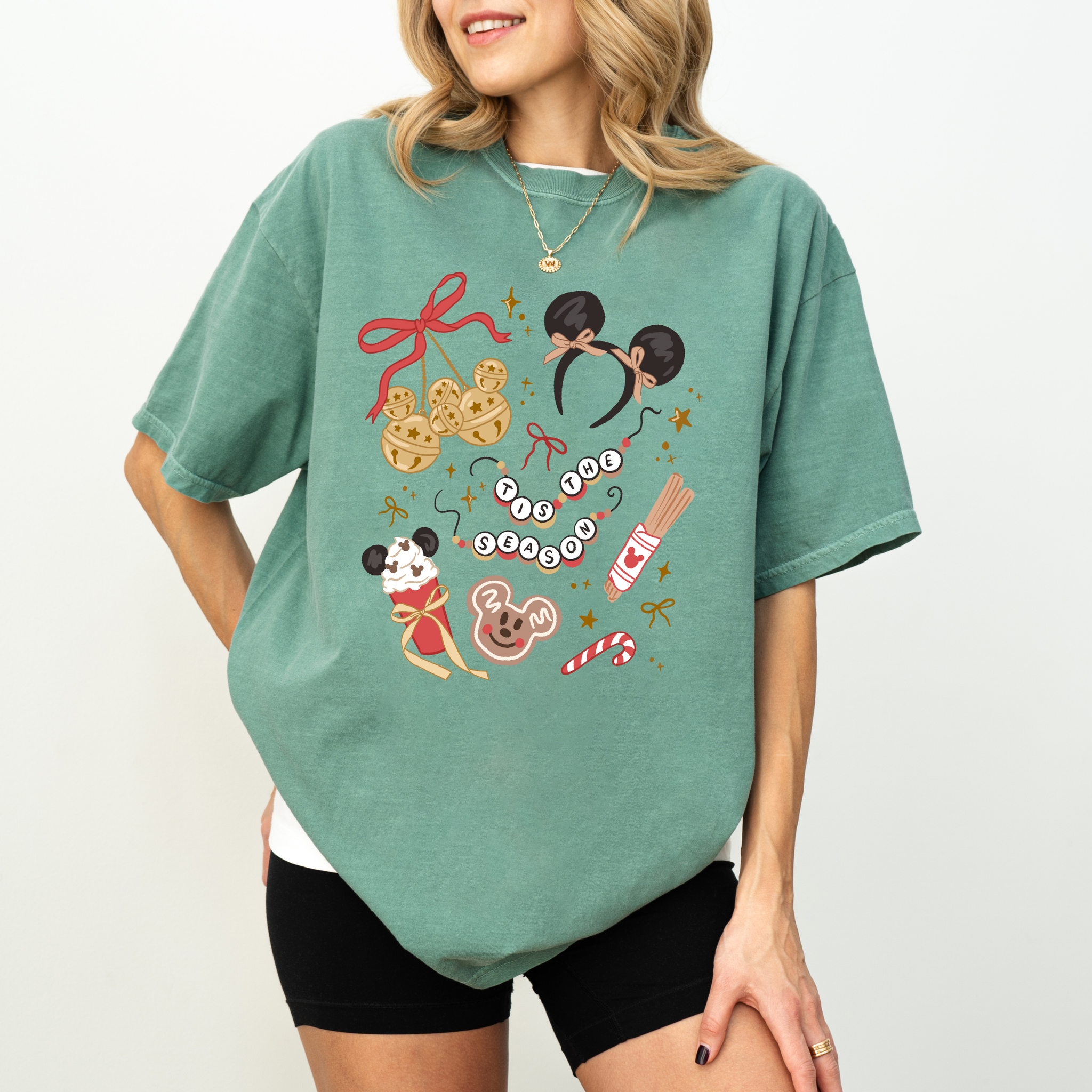 Magical Christmastime on Light Green Tee PREORDER