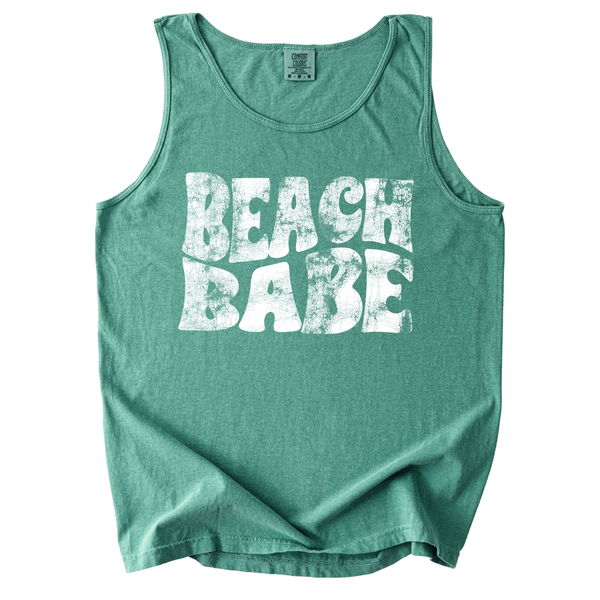 Beach Babe on Light Green Tank/Tee PREORDER