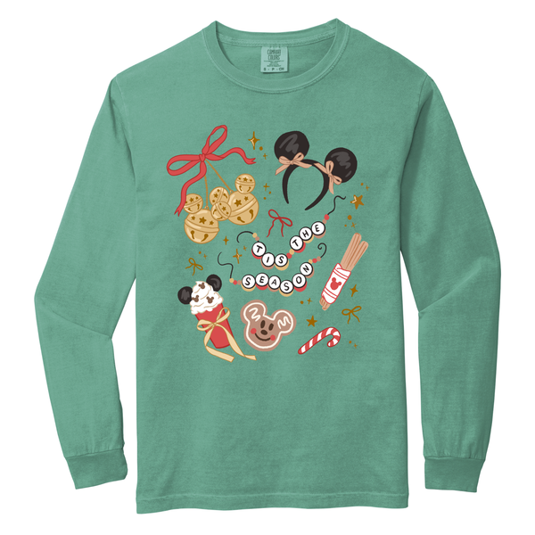 Magical Christmastime on Light Green Tee PREORDER