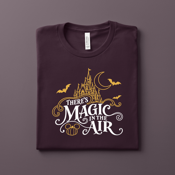 There's Magic in the Air on Oxblood Tee - October Tee of the Month
