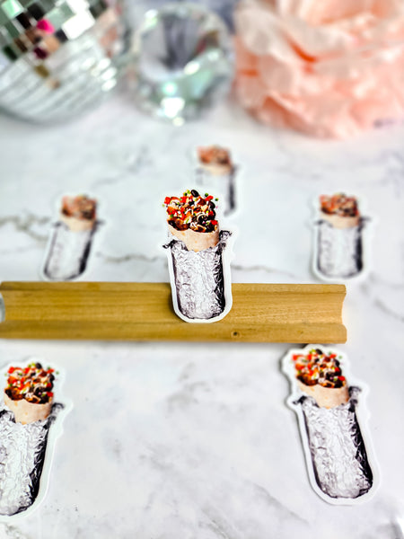 Burrito in Foil Sticker