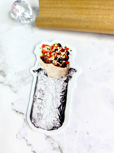 Burrito in Foil Sticker