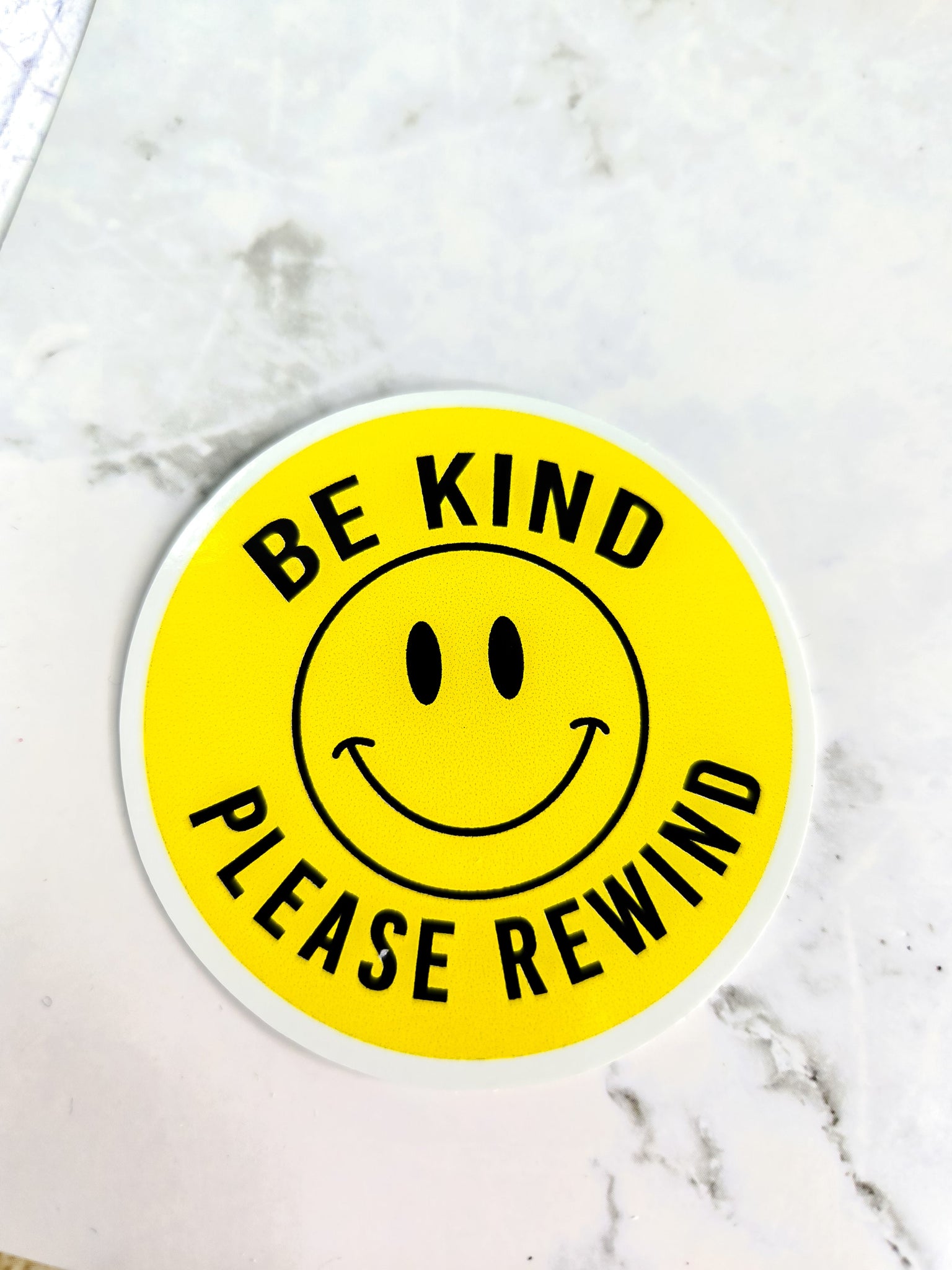 Please Rewind Be Kind Please Rewind Sticker – Blair Lamb Design