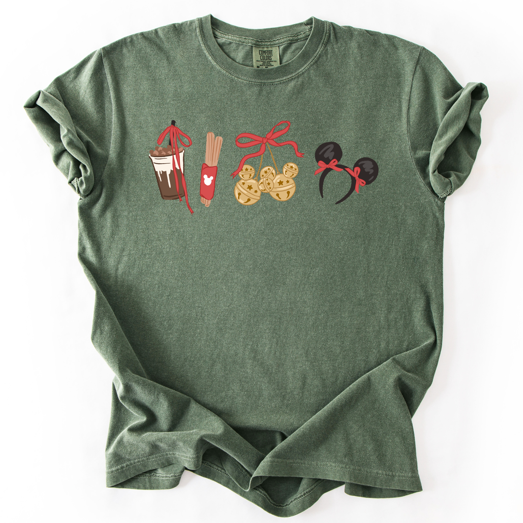Four Festive Icons on Hemp Tee PREORDER