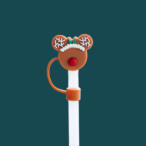 Magical Rudolph Straw Cover