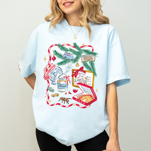 Home Alone on Chambray Tee PREORDER