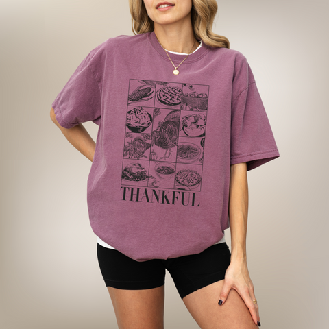 Thankful Era on Berry Tee - November Tee of the Month