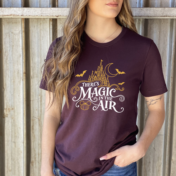 There's Magic in the Air on Oxblood Tee - October Tee of the Month