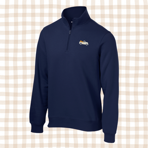 Pumpkin Truck Embroidered Sweatshirt PREORDER - Choose Your Garment!