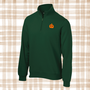 Jack-O-Lantern Embroidered Sweatshirt PREORDER - Choose Your Garment!