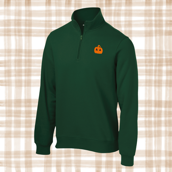 Jack-O-Lantern Embroidered Sweatshirt PREORDER - Choose Your Garment!