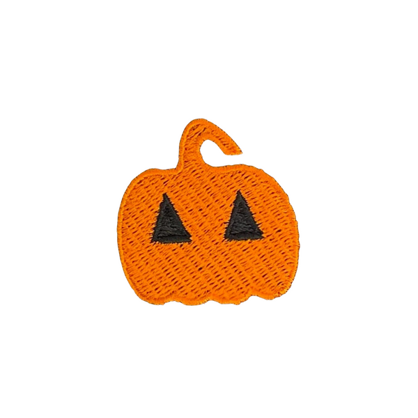 Jack-O-Lantern Embroidered on Blue Spruce Tee PREORDER - Choose Your Garment!