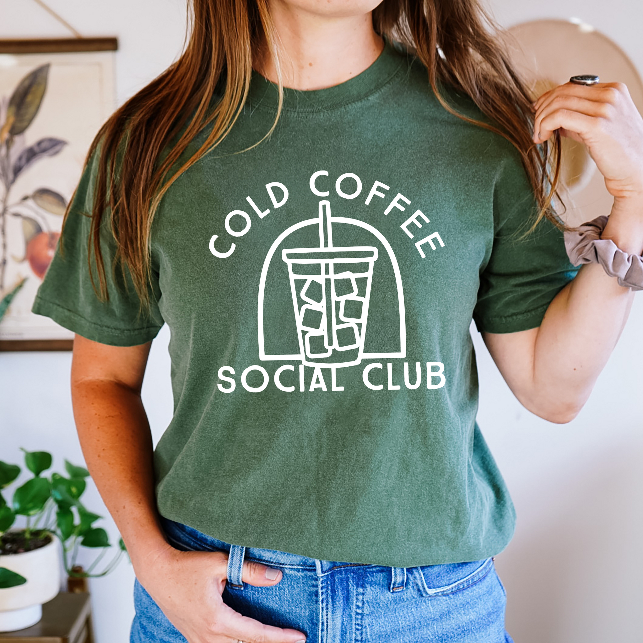Cold Coffee Social Club on Hemp Tee PREORDER