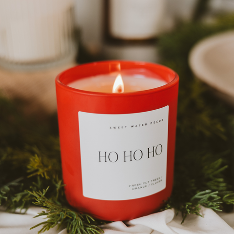 Ho Ho Ho 15 oz Soy Candle