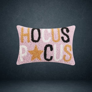 Pink Hocus Pocus Hook Decorative Pillow