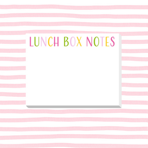 Pastel Lunch Box Notes Notepad