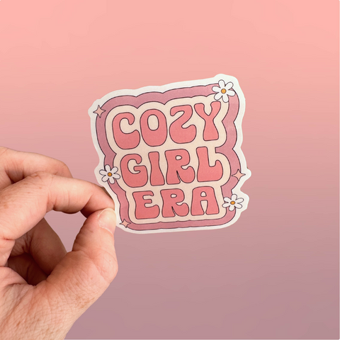 Cozy Girl Era Waterproof Sticker