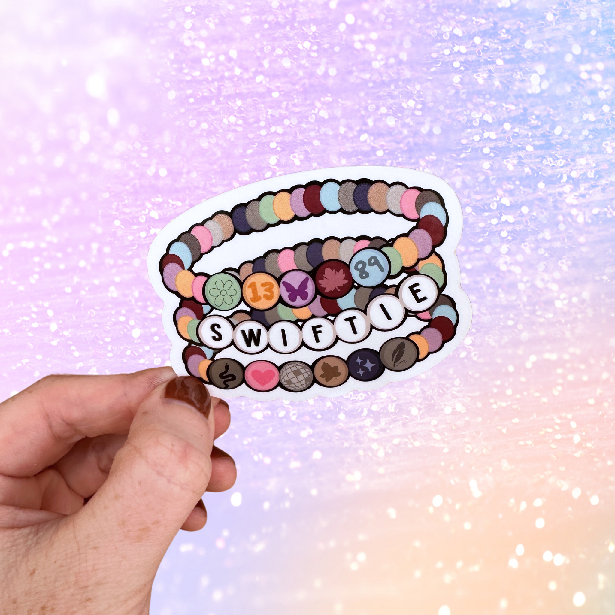 Swiftie Friendship Bracelets Waterproof Sticker