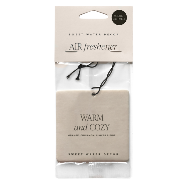 Holiday Warm and Cozy Hanging Air Freshener