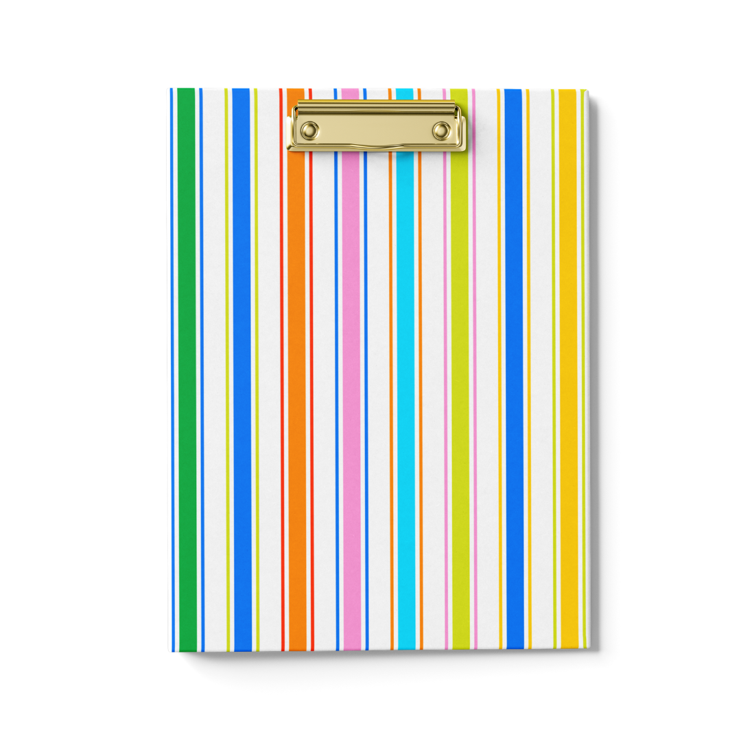 Gimme Multicolor Stripes Clipfolio