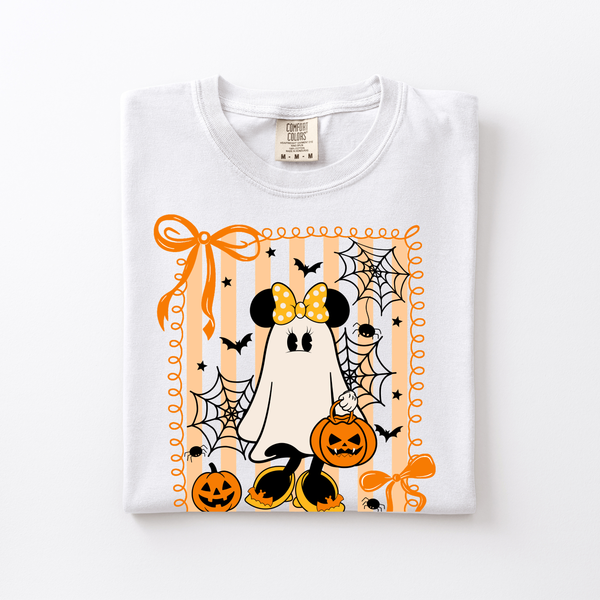 Halloween Mouse on White Tee PREORDER