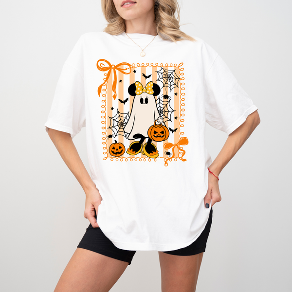 Halloween Mouse on White Tee PREORDER