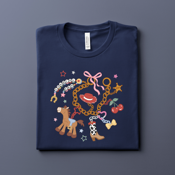 In My Cowgirl Era on Navy Tee PREORDER