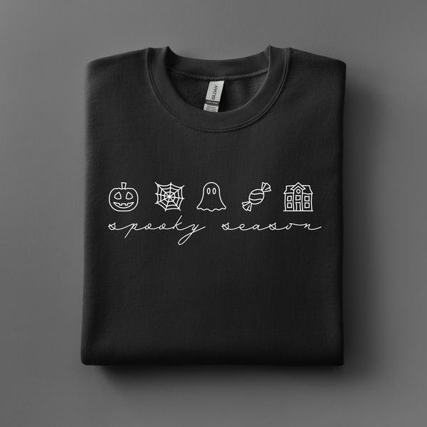 Spooky Season on Black Sweatshirt PREORDER