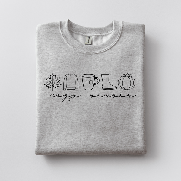 Cozy Season on Ash Sweatshirt PREORDER