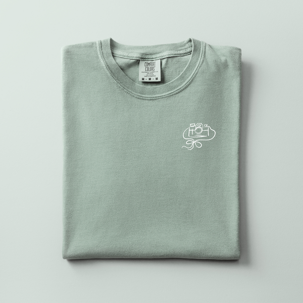 Camera Embroidered Tee | Choose Your Color