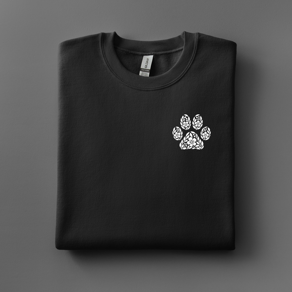 Floral Paw Embroidered Sweatshirt | Choose Your Color