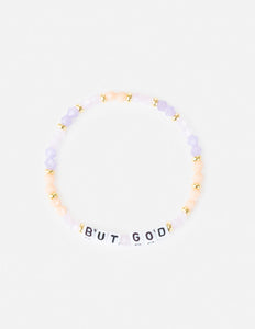 But God Letter Bracelet