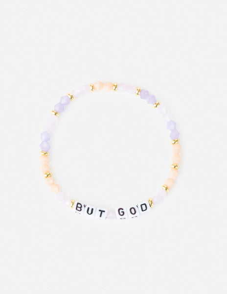 But God Letter Bracelet