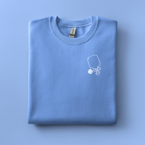 Pickleball Embroidered Sweatshirt | Choose Your Color