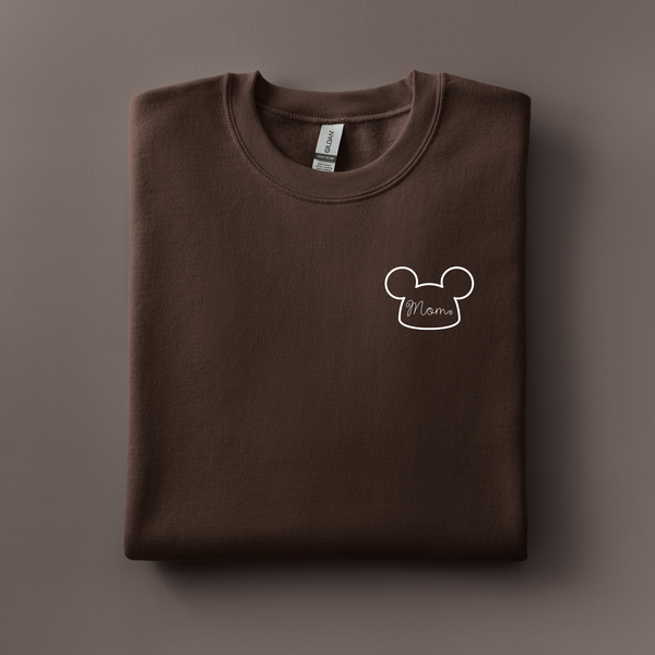 Mom Mickey Hat Embroidered Sweatshirt | Choose Your Color