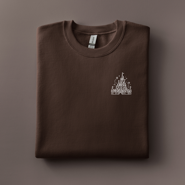 Cinderella Castle Embroidered Sweatshirt | Choose Your Color