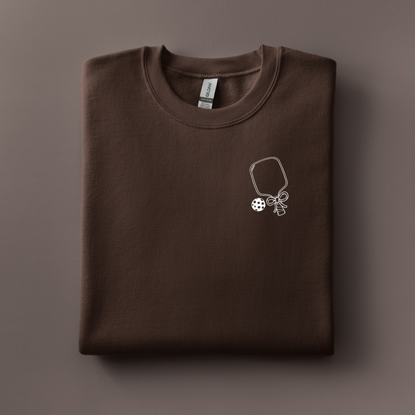Pickleball Embroidered Sweatshirt | Choose Your Color